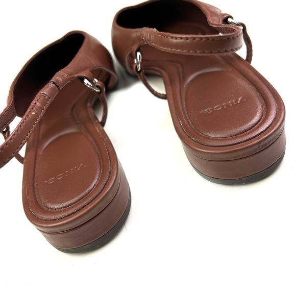 Vince Brown Leather Sling-Back Pointed Toe Ines Flats size 8 - Picture 4 of 7